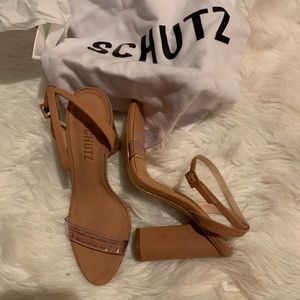 Schultz heels nude NEW